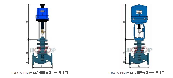 電動高溫調(diào)節(jié)閥結構圖